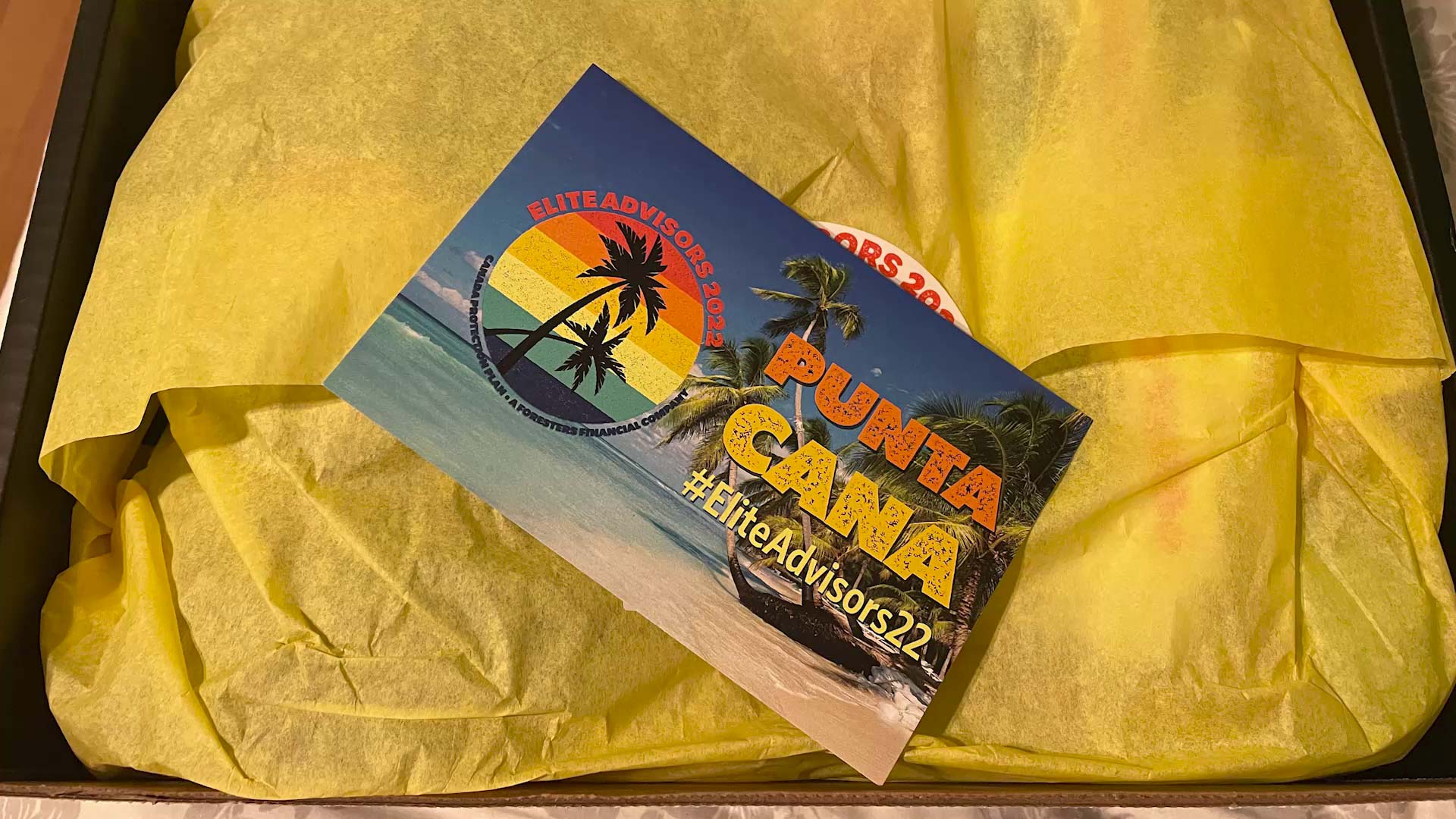 Swag Box with post card