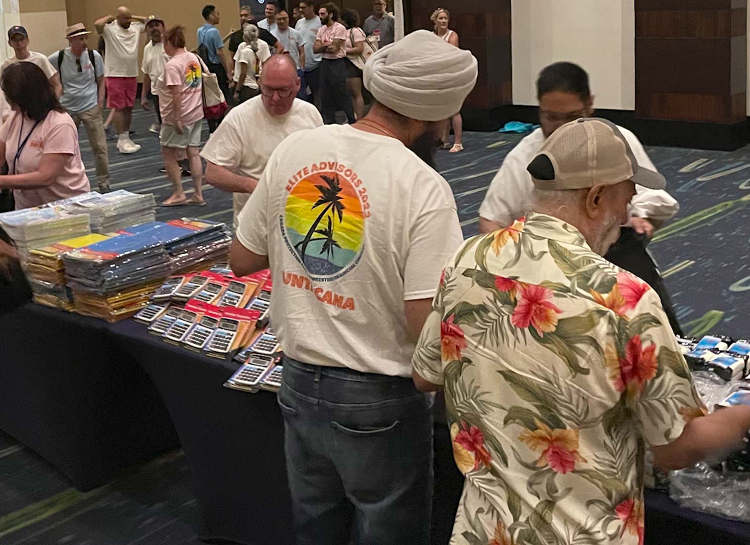 Shirts worn at the event by advisors