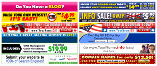 Tucows/Domain Direct - Standard Banners