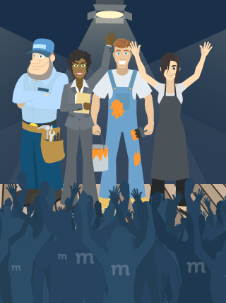 Happy Customers - Adobe Illustrator